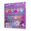 Set de Esmaltes Kuromi con 15 Piezas, Gemas y Lima
