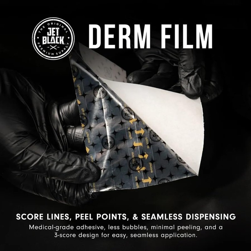 Jet Black Derm Film 10"
