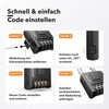 Padlock with Combination Code - Heavy Duty Weatherproof 4 Digit