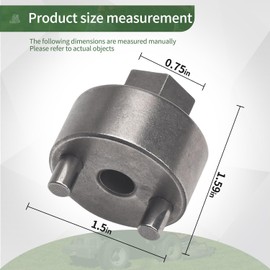 KitchenKipper 530031116 Clutch Removal Tool for Husqvarna Poulan Chainsaws Sears and Craftsman Chainsaws, Fits Model PP285, PP305, PP330, PP336C, PP365, PP365C