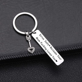 Best Friend Gift Son Keychain Daughter Gift Girlfriend keychain Brother Gifts Daughter In Law Gift Boyfriend Keychain Cousin keychain Niece Gift coworker gift grandson gift son gifts
