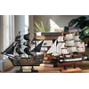 SAILINGSTORY Wooden Pirate Ship Model Black Pearl Sailing Ship Decor