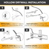 CondoMounts MSK9002 Tiled Wall TV Mounting Kit | Granite |