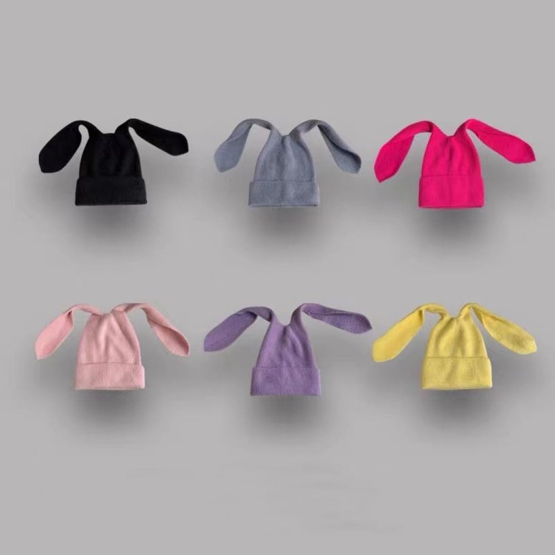 Whakano Women's Hat with Rabbit Ears, Warm Knitted Hat, Elastic