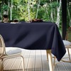 Filumi Tablecloth 110 x 110 cm Round Dark Blue Washable