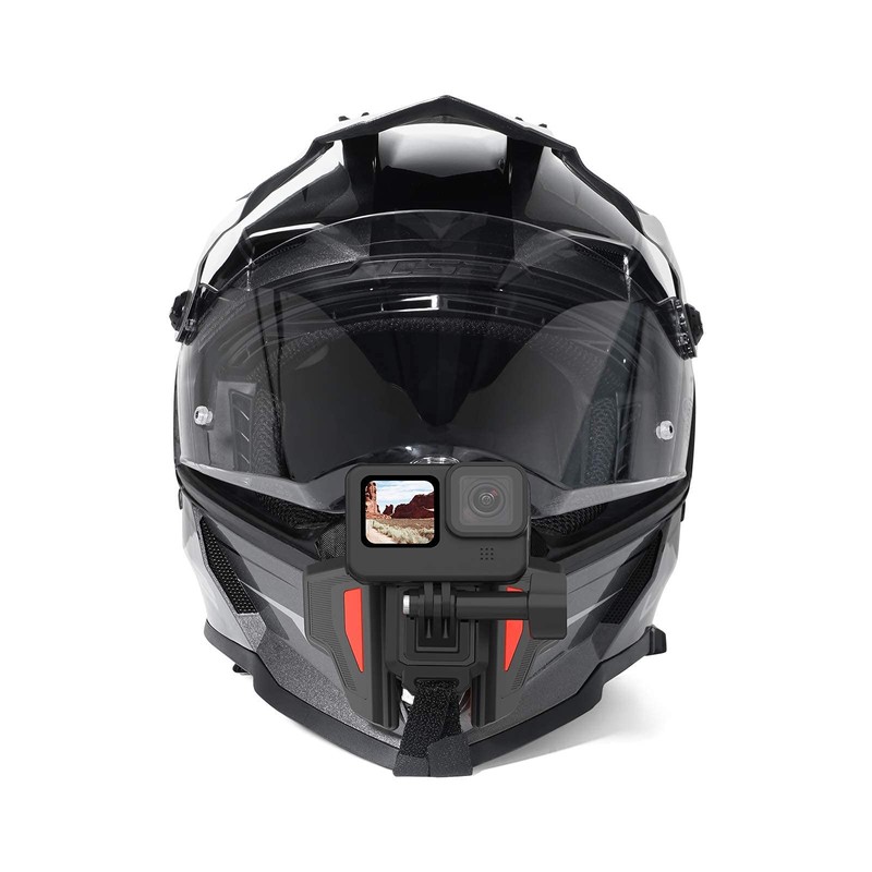 Motorcycle Helmet Chin with J Hook Mount for GoPro Cameras