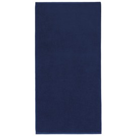 Beachland - Solid Beach Towel 30 x 60 inch Pool and Resort Style - 100% Cotton - Extra Soft and Absorbent (1 Towel, Navy)