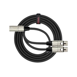 Kirlin Cable Y-301-06 - 6 pies - XLR macho a doble XLR hembra