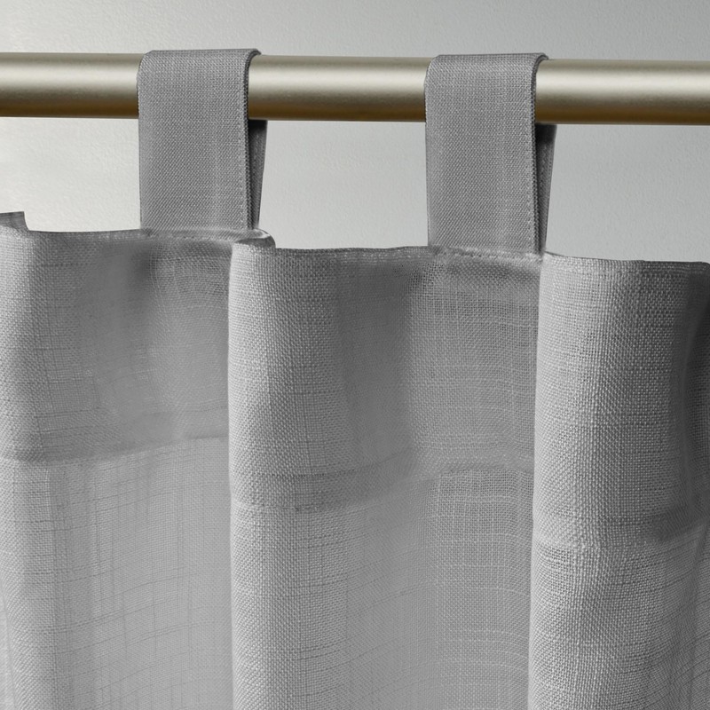 Exclusive Home Bella Sheer Tab Top Curtain Panel Pair, 54"x84",