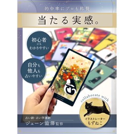 Liisha Shadow Cat Tarot Supervised by June Shibuzawa, Original Tarot Card, Oracle Card, Japanese Instruction Manual Included, Divination Telling, SHADOW CAT TAROT Lisha