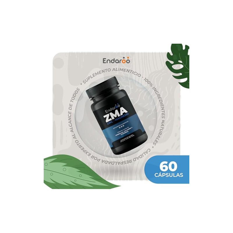 Zma Zinc Magnesio Vitamina Apoyo Recuperación Muscular Descanso Rendimiento Deportivo