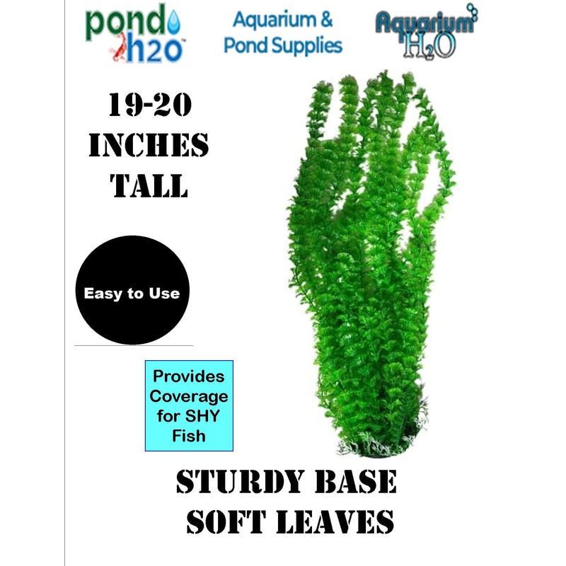 Jumbo Extra Large Tall Plastic Aquarium Plants Stand 50-52cm Tall