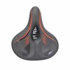 Oversized Wide Bike Seat with Shock Absorbing Balls, Waterproof PU