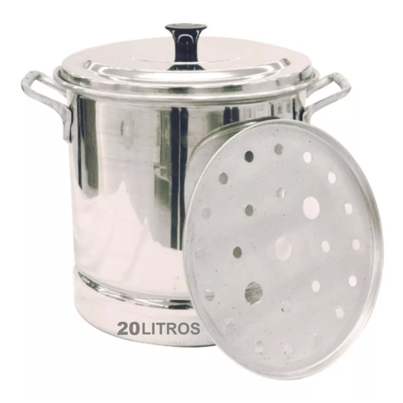 VAP2000 Juego 3 Vaporera Olla Tamalera 20 12 6 Litros