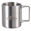 Captain Stag Outdoor Mug, Double Stainless Steel, Tumbler, 250ml, Hollow