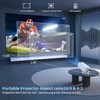 Sucetiho Mini Projector with WiFi and Bluetooth, Portable Outdoor Movie