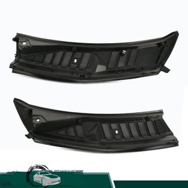 LIULANGXY Windshield Wiper Cowl Cover Panel Grille Compatible with 2015-2020 Ford F150, Left & Right Side Front Insert Panel with Clip, Replaces# FL3Z15022A69B (Without Nozzles Hoses)