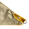 Dog Bandana with Metal Clasp, Waterproof and Adjustable (Yellow, M)
