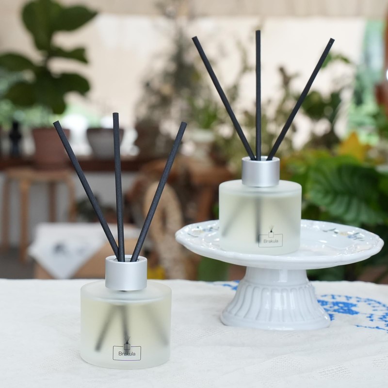 Brakula 2 Packs Reed Diffusers Set- Home Fragrance, Lemon Verbena