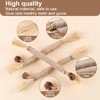 JEXOWIQ 4 pcs cat sticks, cat sticks for teeth cleaning,