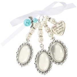 COHEALI de La Foto del Ramo de La Boda: 1 Juego de Marco de Fotos Ovalado con Pasador en El Ojal con Etiqueta de Corazón Decoración de Cinta para La Novia de La Ducha de La Boda