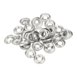 No.8 A2 Stainless Steel Screw Cup Washers - To fit 4mm Screws (Pack of 50)