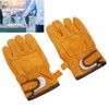 Heat Resistant Gloves Calf Leather Polyester Hand Protection BBQ Grill