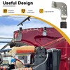 LLYZFED Left Side Hood Bracket Fit for Peterbilt 389 131