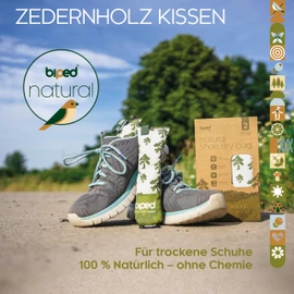 biped natural Schuhtrockner aus Zedernholz - 1 Paar Schuh Geruchsentferner beseitigen schlechte Gerüche auf natürliche Weise - Schuhkissen ohne Chemie z2927