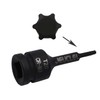 JEUCLEL T20 Torx Star 6 Point Impact Bit Socket, T20