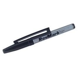 RevMark Industrial Marker - Black Permanent Ink - Standard Tip - 8 Pack (Made in the USA) (Black)