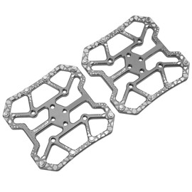 Bicycle Pedal Platform Adapter Bicycle Click Platform Adapter Pedal Platform Adapter for SPD, Aluminium Alloy Pedal for SPD Pedals (Silver White)