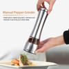 Stainless Steel & Acrylic Manual Salt & Pepper Mill Grinder