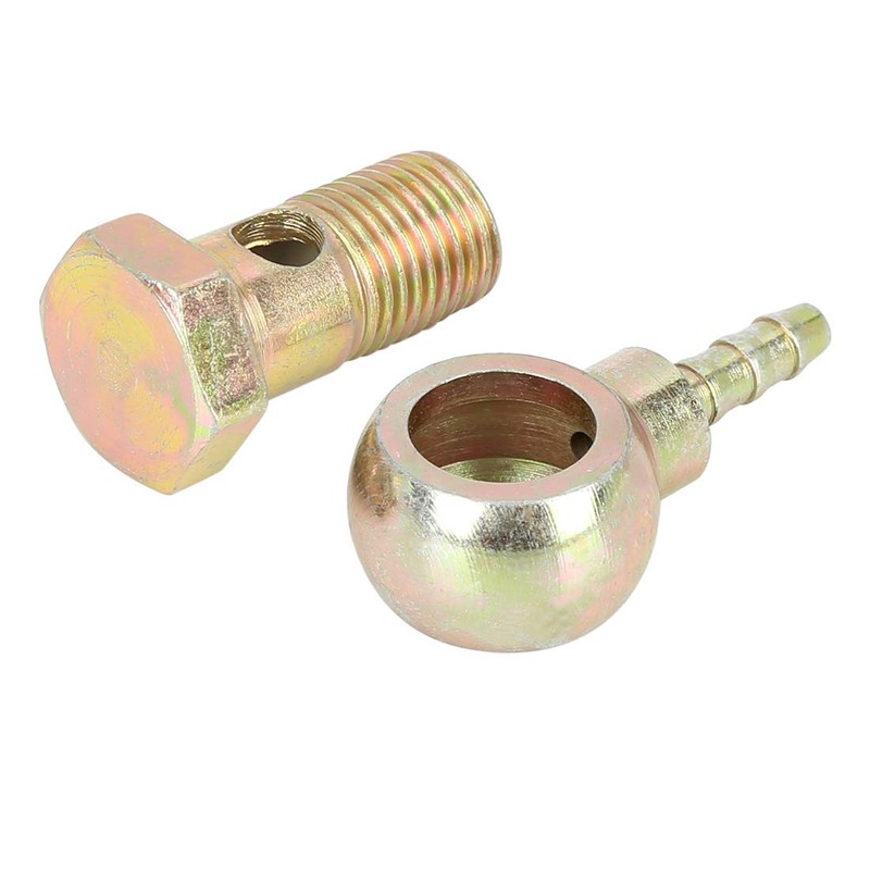 X AUTOHAUX 14 mm Banjo Hose Bolt Washer Fitting Metal