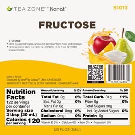 Tea Zone 11 lbs Fructose - Bottle