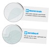 SEWACC 3pcs Acrylic Patchwork Rulers Heart Shape Sewing Rulers for
