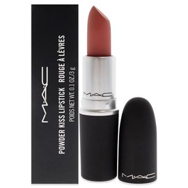 MAC Cosmetics Pintalabios Powder Kiss, Mull It Over Dirty Peach, 0.1 Oz/3 ml