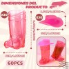 60 Sombreros Y Tazas Con Forma De Botas De Vaquero