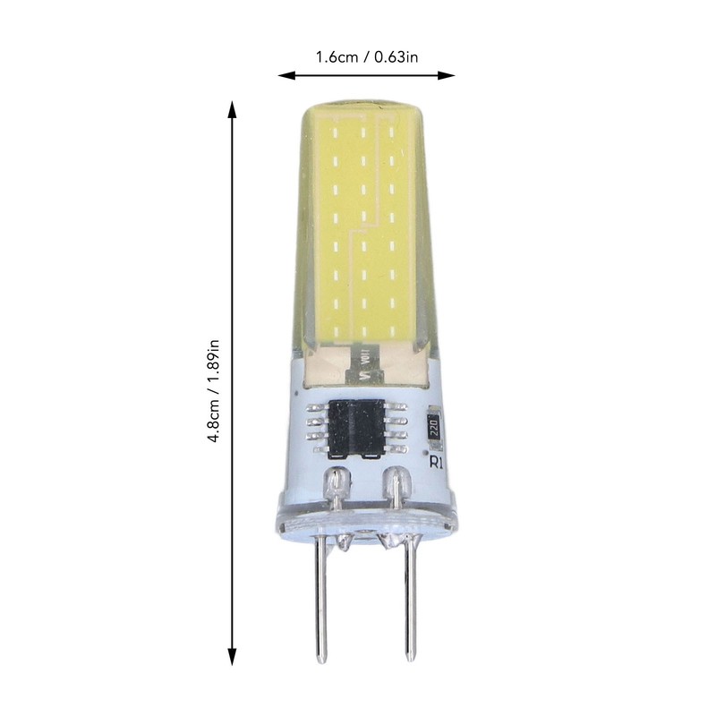 6Pcs G8 LED Bulb 5W Dimmable 2508 COB Energy Saving