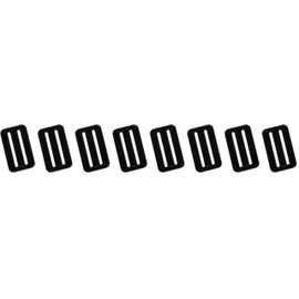 Fujii Denko LT-P51-BLK D-Ring Stopper [2 Holes] Black Tsuyoron, Fall-Prevention Equipment, Safety Belt