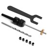BMWOOD Pen Mandrel with MT1 Adaptor for Woodlathe Pen Make