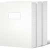 JiaWei A4 Storage File Boxes, White Archives Cases with Lid,