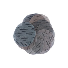 Sandwox 818 Blue Net Diameter 150 mm Sanding Disc Set – 12 Pieces (P80, P120, P180, P240, P320, P400 Each 2 Pieces)