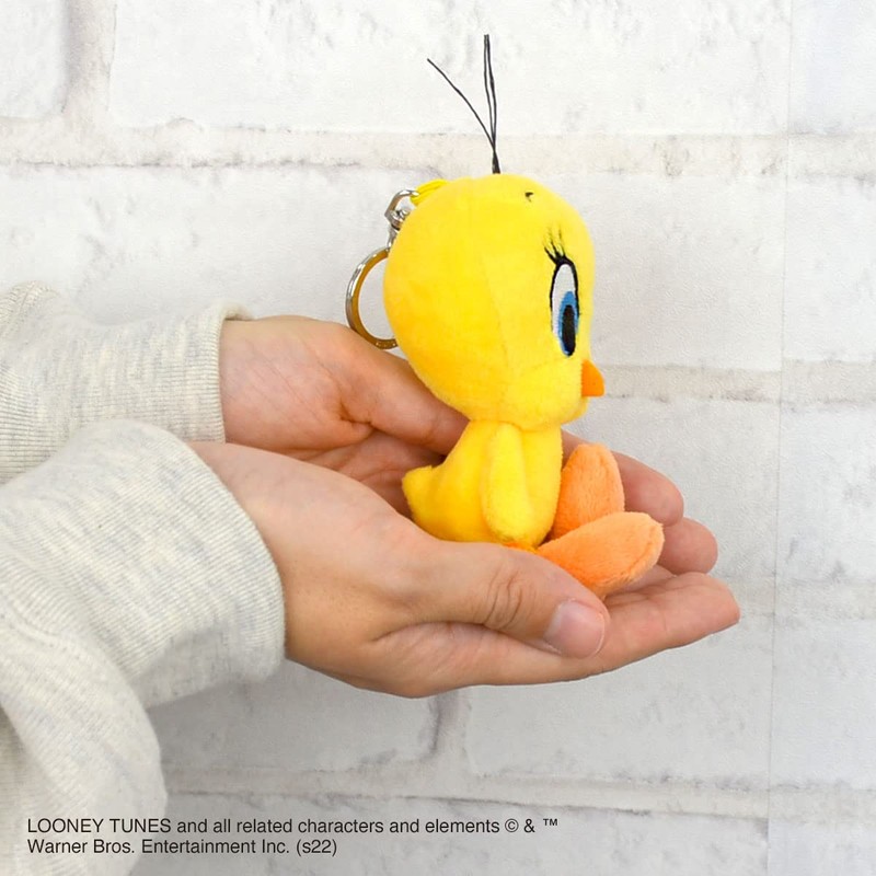 NICI Keyring BB Tweety Looney Tunes 11cm Bean Bag Plush