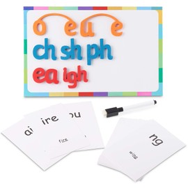 BrightMax UK Designed Colour Coded Phonics Magnetic Letters Set