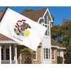 3×5 FT Illinois Flag, Large 100D USA State Outdoor Banner,Doube