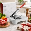 Manual Meat Slicer for Home Kitchen Prep – Adjustable Stainless