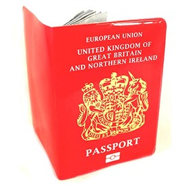 Pink UK Passport Cover Holder Protector Wallet Case for Travel Holiday Luggage UK European Universal Size Mens Womens