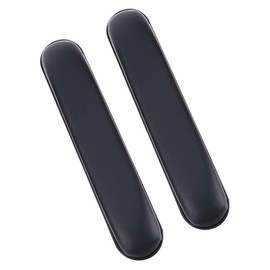 HEALIFTY 2 stücke rollstuhl arm kissen kurze armlehnen pad kissen ersatz pvc schwamm pad patienten pflege zubehör schwarz