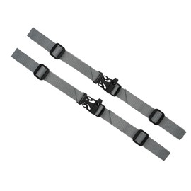 FLYAMAPIRIT Adjustable Chest Strap for Backpack, 2 Pack Backpack Straps with Buckle and Whistle, Nylon Backpack Chest Strap for Hiking and Travel(Grey)
